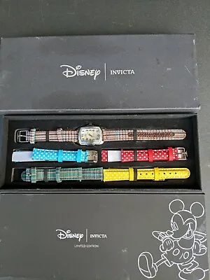 Invicta Lupah Disney Limited Edition NIB Watch Set Tritnite Night Glow 5 Bands • $101.56