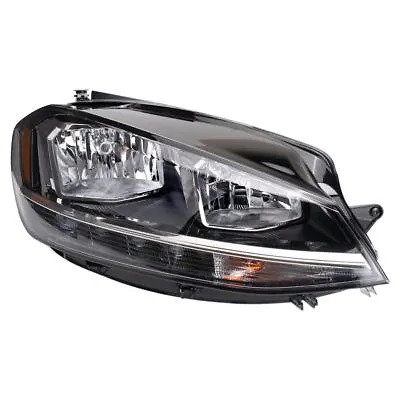 $216.95 • Buy DEPO Right Headlight For 18-2021 VW Golf 18-19 Golf Alltrack Golf SportWagen GTI