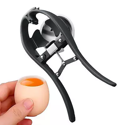 Egg Cracker Opener Eggshell Cutter Stainless Steel Kitchen Gadget Separator Tool • $18.45