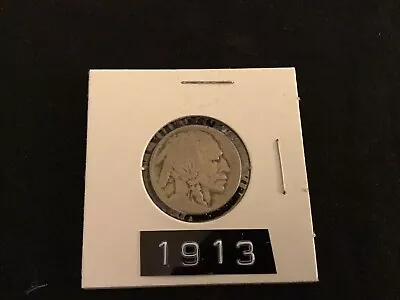 1913P 5 Cent Buffalo Nickel • $8