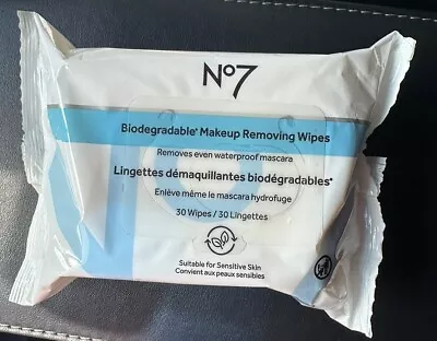 Lot Of 3- No. 7 Biodegradable Make-up Removing Wipes 30 Per Bag • $20