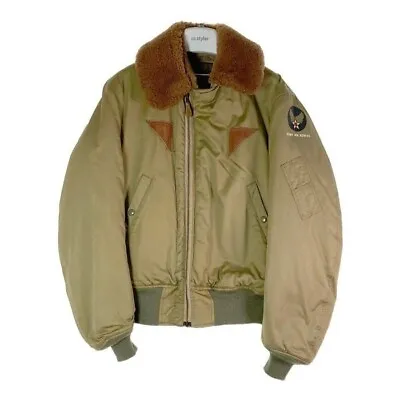 THE REAL McCOY'S B-15A Size40 Flight Jacket TALON Zip Used From JP • $469.99