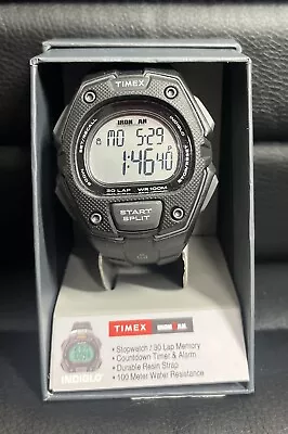 Timex TW5M46100 Men's Ironman 30-Lap Resin Watch Alarm Indiglo Chronograph • $39.97