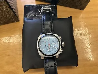 Christian Van Sant Mens Watch Grand Python Blue Dial • $225