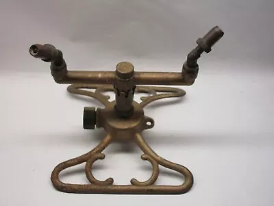 Vintage W.D. Allen Lawn Sprinkler Brass Cast Iron Base • $38.50