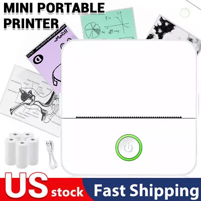 Portable Mini Thermal Printer Pocket Photo Printer Wireless Bluetooth Printing • $19.81