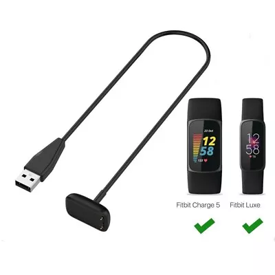 USB Magnetic Charging Cable Charger For Fitbit Luxe / Charge 5 / Charge 6 (1M) • $7.99