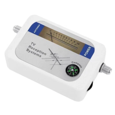 £12.56 • Buy DVB-T Finder Digital Aerial Terrestrial TV Antenna Signal Strength Meter WhiN4E1