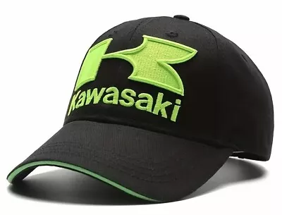 🔥Kawasaki Motorsport Racing Cap One Size Fits Most  Kawasaki Green • $12.99