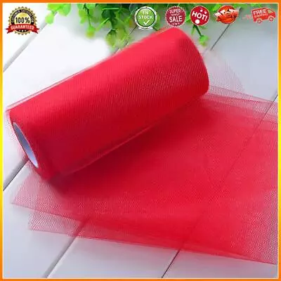 Colorful Tissue Tulle Paper Roll Spool Craft Wedding Birthday Decor Red • £7.37