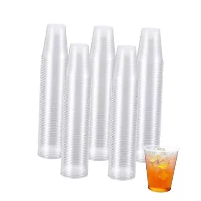  300 Pack 5 Oz Clear Plastic Cups5 Ounce Disposable Cups Cold Party 5oz • $27.27