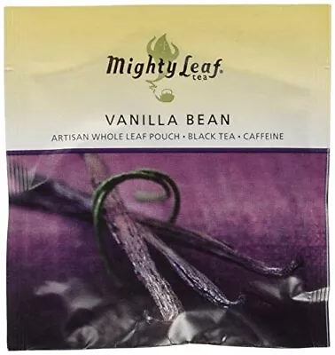 Mighty Leaf Vanilla Bean Tea 100 Tea Pouches • $85.20