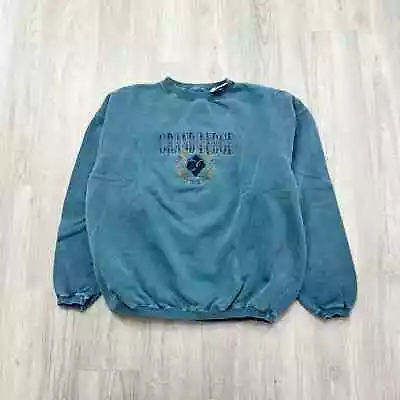 VINTAGE 90s Grand Ledge Michigan Crewneck Sweatshirt Size Large L Mens 1990s • $25