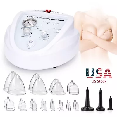 $115 • Buy Breast Enlargement Butt Enhancement Vacuum Therapy Body Massage Machine Cups