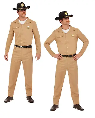 80s Sheriff Costume TV Series Mens Fancy Dress Outfit Sheriff • £37.99
