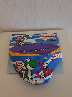 NEW Rare Vintage 1993 Super Mario World Yoshi Nintendo Belt Bag Yapon Toys • $89.99