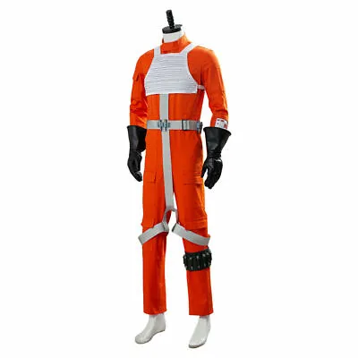 NEW Starwars X-WING Rebel Pilot Cosplay Costume Jumpsuit Uniform Outfit; • $47