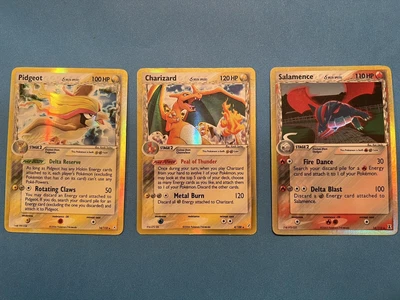 $179.99 • Buy Charizard Delta Species 4/100 Reverse Holo Pokémon Pidgeot 14/110 Salamence 14
