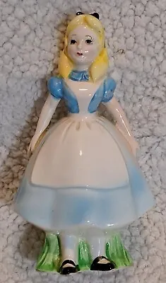 Alice In Wonderland Figurine Walt Disney Productions Japan Ceramic 6  Vintage • $16.99