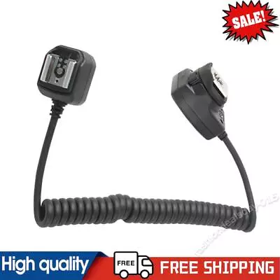 OC-E3 Off Camera Flash Cable Hot Shoe Cord Sync Remote Focus Cable For Canon • £15.47