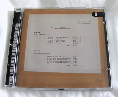 The Velvet Underground  Peel Slowly And See  Disc 5 Only Cd Near Mint Condition • £5.99