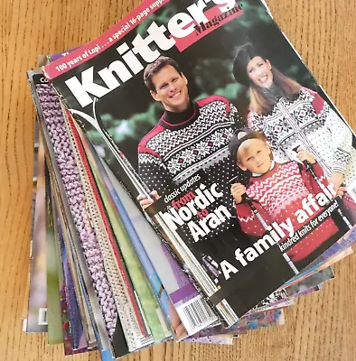 Knitters Magazine Lot Of 26 Back Issues Vintage 1996-2012 Published Quarterly • $59.98