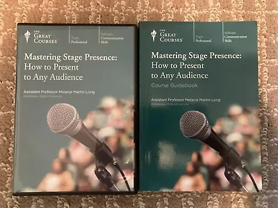 Great Courses Mastering Stage Presence DVDs & Guidebook • $7