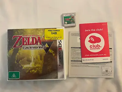 The Legend Of Zelda: A Link Between Worlds Nintendo 3DS PAL CIB • $50