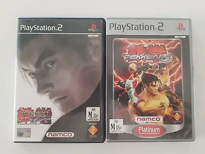 Tekken Tag Tournament. PS2 PAL 11+ &Tekken 5 Platinum M15+ Ps2 Gc • $25