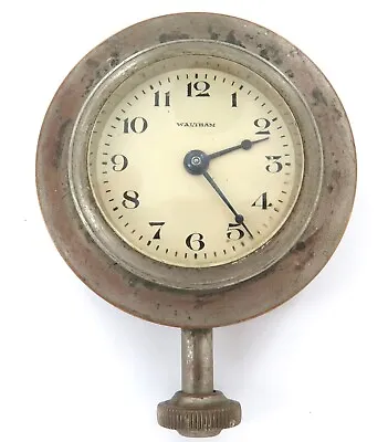Very Heavy Set 250 Grams / 1926 Waltham 8 Day 37S 7J Car Clock. • $149