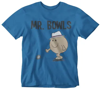 £9.99 • Buy Mr Bowls T-Shirt Funny Tee TV Cool Yolo 80s 90s Retro Kids  Book Classic Navy