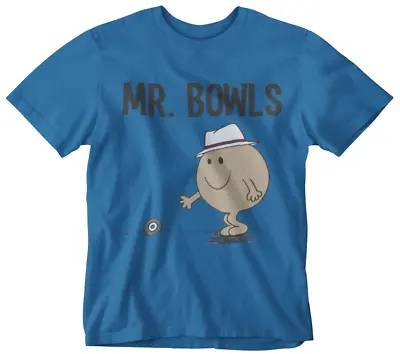 Mr Bowls T-Shirt Funny Tee TV Cool Yolo 80s 90s Retro Kids  Book Classic Navy • £9.99