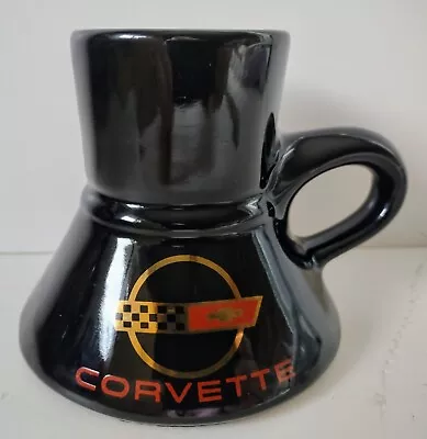 Corvette Wide Bottom No Spill No Skid Coffee Travel Mug Cup No Lid • $13.95