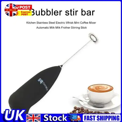 Coffee Mixer Frother Electric Mini Whisk Mini Whisk Drink Mixer Small Hand Mixer • £5.79