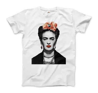 Frida Kahlo With Flowers Poster Artwork T-Shirt • $20.95