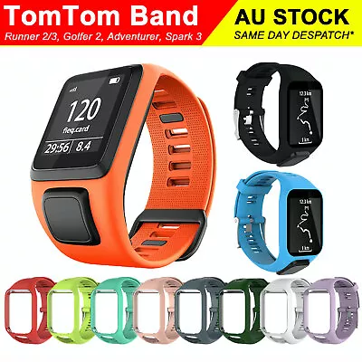 TomTom Runner 2 3 Spark 3 GPS Watch Replacement Sport Band Silicon Wrist Strap • $9.99