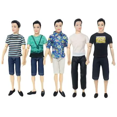 Prince Barbie Ken Clothes 5 Casual Outfits Supplied Doll Accessories Kids Gift • £6.99