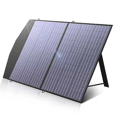 100W 18V Foldable Solar Panel Portable Solar Charger For Generator Outdoor Camp • £109.99