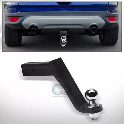 Universal 2  Tube Receiver Trailer Tow Hitch Loaded Ball Mount 7  Drop/5  Rise • $51.95