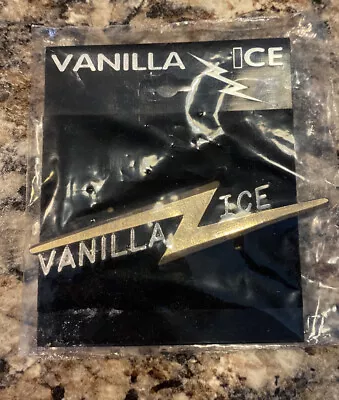 Rare Vintage Rapper Vanilla Ice 1990’s Lapel Pin Hip Hop Rap Sealed New Jew • $33