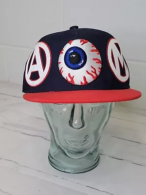 Mishka MNWKA Big Eye Logo Spellout Baseball Cap Hat Strapback • $30