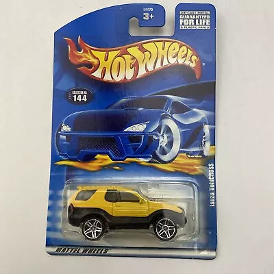 Hot Wheels 1999 Isuzu Vehicross SUV. !!YELLOW!! Collector # 144 Blue Card ‘01 • $4.99