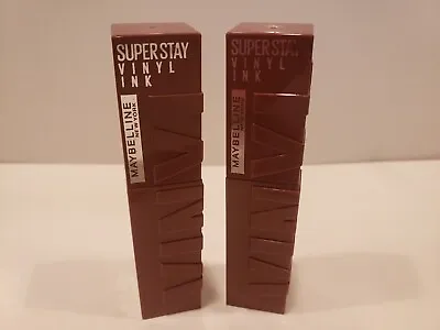 Maybelline~Lot Of 2~ Superstay Vinyl Ink ~ #120 Punchy ~0.28ozTOTAL • $17.99
