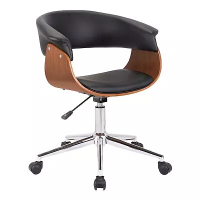 Armen Living Bellevue Mid Century Modern Adjustable Swivel Office Desk Chair... • $239