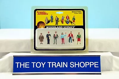 Woodland Scenics A2730 General Public Figures. O Gauge. New In Package. • $17.47