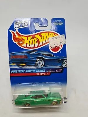 1998 Hot Wheels #955 Pinstripe Power Series 3/4 '65 IMPALA Green New Vintage NIB • $31.45