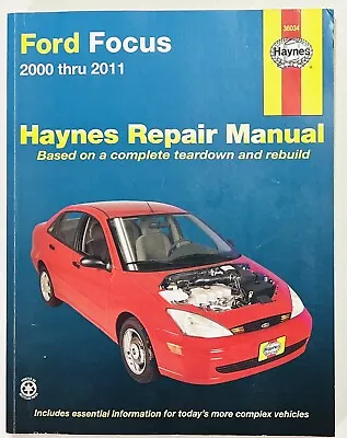 $27.99 • Buy Ford Focus 2000-2011 Haynes Repair Manual Book Teardown Repair Wiring Diagrams