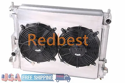 For 2005-2014 Ford Mustang GT Base 3.7L-4.6 5.0L V6 V8 3 Row Radiator+Shroud+Fan • $172