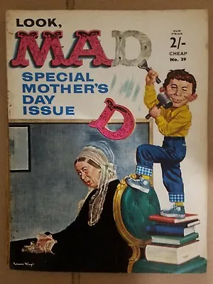 Mad Magazine Special Mothers Day 1963 Vintage Collectible UK British Version #39 • £9.64