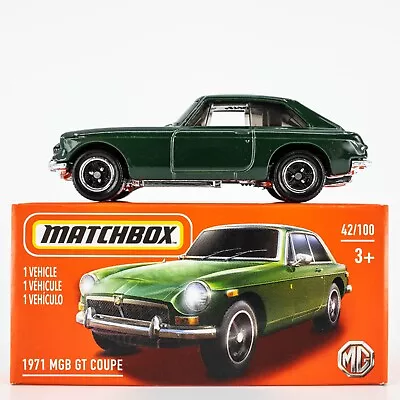 2021 Matchbox Power Grabs #42 1971 MGB GT Coupe NEW RACING GREEN | FSB • $5.99